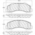 StopTech 10-14 Ford F-150 Street Performance Front Brake Pads
