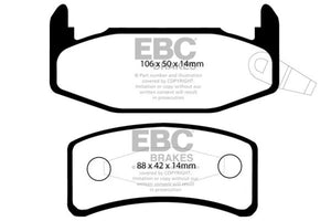 EBC 88-90 Buick Regal 2.8 Ultimax2 Rear Brake Pads