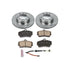 Power Stop 97-04 Porsche Boxster Rear Autospecialty Brake Kit