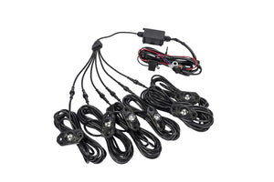 KC HiLiTES C-Series RGB LED Rock Light Kit (Incl. Wiring) - Set of 6