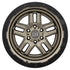 Black Rhino Barstow 20x9.5 6x139.7 ET12 CB 112.1 Matte Bronze w/Matte Black Ring Wheel