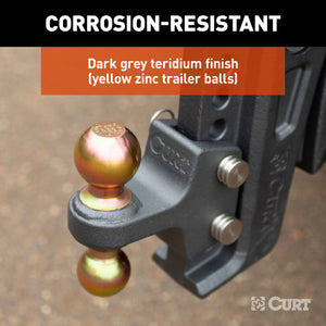 Curt Replacement Rebellion XD Adjustable Dual Ball 2in & 2-5/16in