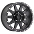 Method MR301 The Standard 15x7 -6mm Offset 5x4.5 83mm CB Matte Black Wheel