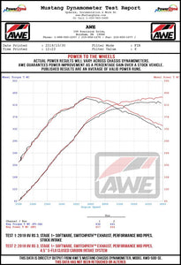 AWE Tuning Audi RS3 / TT RS 4.5in S-FLO Carbon Inlet Tube