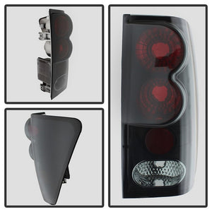 Spyder Nissan Titan 04-14 Euro Style Tail Lights Black Smoke ALT-YD-NTI04-BSM