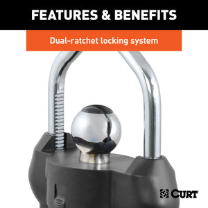 Curt Universal Trailer Coupler Lock (Ballistic Nylon)