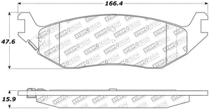 StopTech 02-17 Dodge Ram 1500 Street Performance Rear Brake Pads