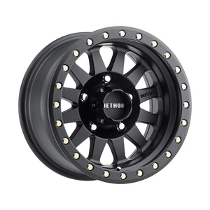 Method MR304 Double Standard 15x8 -24mm Offset 5x4.5 83mm CB Matte Black Wheel