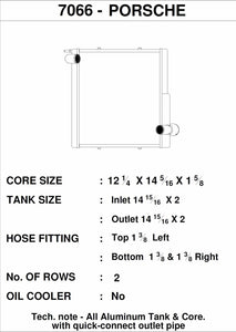 CSF Porsche 911 Carrera (991.1) / Porsche Boxster (981) / Porsche GT4 (991) - Left Side Radiator