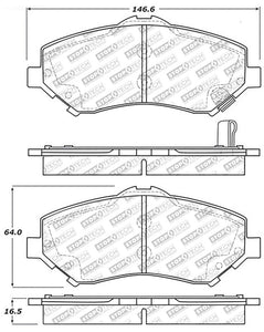 StopTech Street Select Brake Pads - Rear