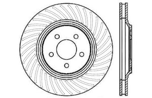 StopTech 94-04 Ford Mustang SVT Cobra Slotted & Drilled Sport Front Right Brake Rotor