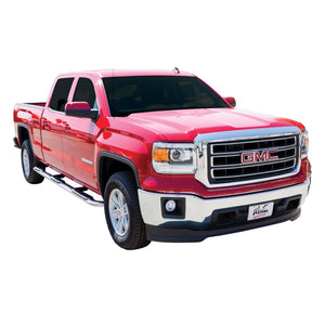 Westin 2014-2018 Chevy Silverado 1500 Crew Cab (6.5 ft bed) Platinum 4 Oval WTW Nerf Step Bars - SS