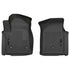 Husky Liners 19-20 Chevy Silverado WeatherBeater Black Floor Liners - Front