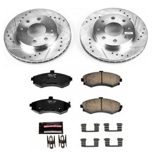 Power Stop 02-05 Hyundai Elantra Front Z23 Evolution Sport Brake Kit