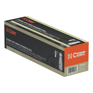 Curt Double Lock 2-5/16in Riser Gooseneck Ball (1in Rise for Bed Liner)