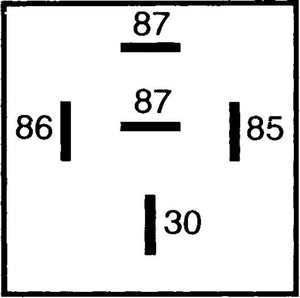 Hella Relay Mini Iso 5 Pole 24V Spst D87