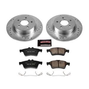 Power Stop 13-18 Ford C-Max Rear Z23 Evolution Sport Brake Kit