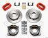 Wilwood Forged Dynalite P/S Park Brake Kit Red Big Ford New 2.50in Offset Currie Blank