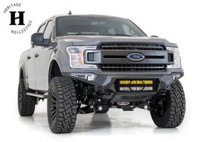 Addictive Desert Designs 18-20 Ford F-150 Bomber Front Bumper w/ Dual 20IN LED Mounts