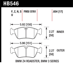 Hawk HPS Street Brake Pads