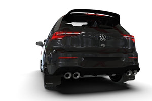 Rally Armor 22-24 VW MK8 Golf GTI/R Black UR Mud Flap w/Gray Logo