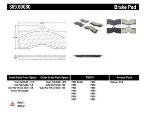 StopTech Performance Brake Pads