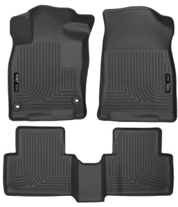 Husky Liners 2016 Honda Civic (4DR) WeatherBeater Combo Black Floor Liners