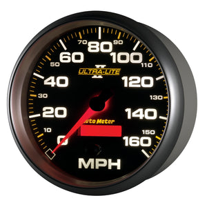 Autometer Ultra-Lite II 5 Inch 160 MPH FSE Programmable Speedometer