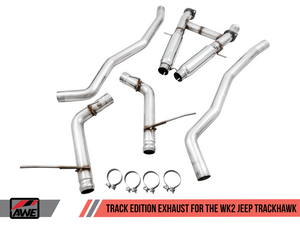 AWE Tuning 2020 Jeep Grand Cherokee SRT/Trackhawk Track Edition Exhaust - Use w/Stock Tips