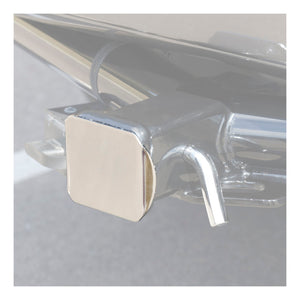 Curt 2in Chrome Plastic Hitch Tube Cover