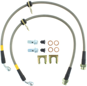 StopTech 08-09 WRX Stainless Steel Rear Brake Lines