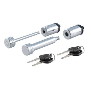 Curt Hitch & Coupler Lock Set (2in Receiver 2-1/2in Latch)