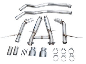 AWE Tuning 18-23 Dodge Durango SRT & Hellcat Track Edition Exhaust - Chrome Silver Tips