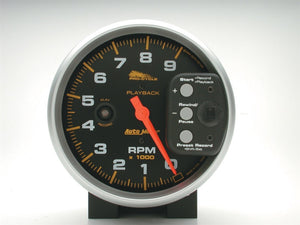 Autometer Pro-Cycle Gauge Tach 5in 9K Rpm Pedestal W/ Rpm Playback Black