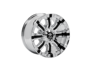 RBP 94R 17x9.0 6x139.7 BP / 4.5 BS -12mm Offset 108mm CB (Hub Centric) Chrome w/Black Inserts Wheel