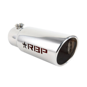 RBP RX-7 Polished Exhaust Tip Inlet 3.5in. / Outlet 4.5in. / Length 12in. - Stainless Steel