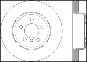 StopTech 2011-2013 BMW 535i / 2012-2016 BMW 640i Slotted & Drilled Front Left Brake Rotor