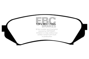 EBC 98-07 Lexus LX470 4.7 Greenstuff Rear Brake Pads