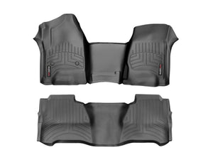 WeatherTech 19+ Kia Forte Sedan Front & Rear FloorLiner - Black