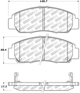 StopTech Street Select Brake Pads - Front