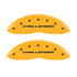 MGP 4 Caliper Covers Engraved Fr Challenger Rr Vintage RT Yellow Finish Black Char 06 Dodge Charger