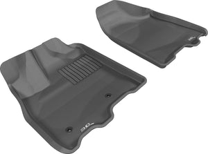 3D MAXpider 2013-2020 Toyota Sienna Kagu 1st Row Floormat - Black