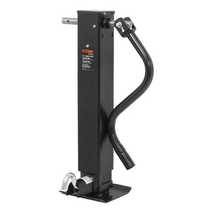 Curt Direct-Weld Square Jack w/Side Handle (12000lbs 12-1/2in Travel)