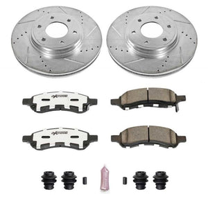 Power Stop 06-09 Chevrolet Trailblazer Front Z26 Street Warrior Brake Kit