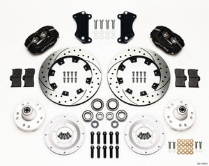 Wilwood Forged Dynalite Front Kit 12.19in Drilled Heidts Tri -5 2 inch Drop Spindle