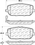 StopTech Street Select Brake Pads - Rear