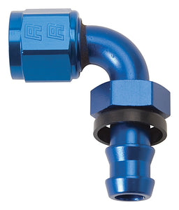 Russell Performance -8 AN Twist-Lok 90 Degree Hose End (Blue)