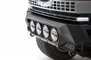 Addictive Desert Designs 17-20 Ford Super Duty Bomber Front Bumper w/ Mounts For 4 Rigid 360 6in