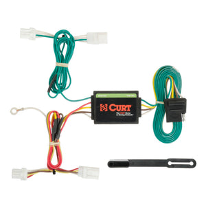 Curt 11-13 Kia Forte Custom Wiring Harness (4-Way Flat Output)