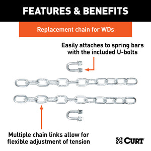 Curt Replacement Weight Distribution Chain Kit